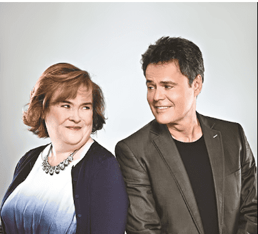 Susan Boyle Joins Donny Osmond for "All I Ask of You" Performance
